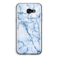 Blauw marmer: Samsung Galaxy A5 (2017) Transparant Hoesje