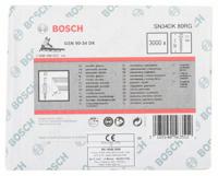Bosch Accessoires D-kopstripnagel SN34DK 80RG 3,1 mm, 80 mm, verzinkt, gegroefd 3000st - 2608200022
