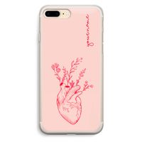 Blooming Heart: iPhone 7 Plus Transparant Hoesje Blooming Heart: iPhone 7 Plus Transparant Hoesje