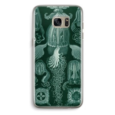 Haeckel Cubomedusae: Samsung Galaxy S7 Edge Transparant Hoesje