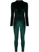 Atu Body Couture combinaison en velours à col montant - Vert