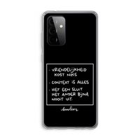 Mijn Motto's: Samsung Galaxy A72 Transparant Hoesje