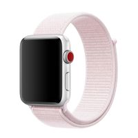 Apple origineel Nike Sport Loop Apple Watch 42mm / 44mm / 45mm / 49mm Pearl Pink - MRJ52ZM/A - thumbnail