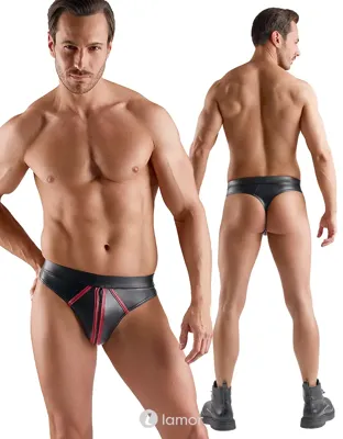 * SVENJOYMENT Wetlook String Met Rits Heren, SJ2111772