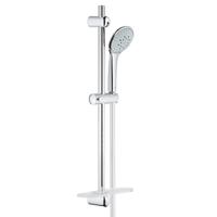 GROHE Euphoria 110 Champagne Glijstangset - 60cm - ronde handdouche - 3 straalsoorten - gladde doucheslang - met zeepschaal - chroom 27232001
