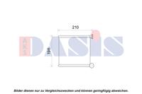 Kachelradiateur, interieurverwarming AKS DASIS, u.a. für Seat, VW, Audi, Skoda