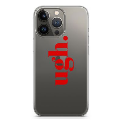 Ugh: iPhone 13 Pro Transparant Hoesje
