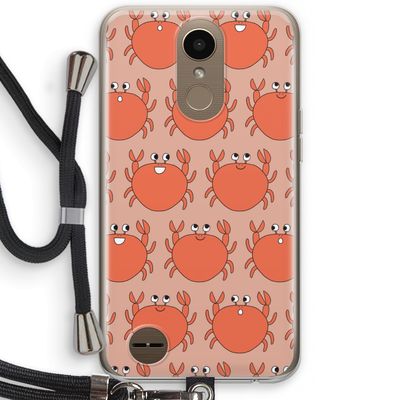 Krab: LG K10 (2017) Transparant Hoesje met koord