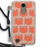 Krab: LG K10 (2017) Transparant Hoesje met koord