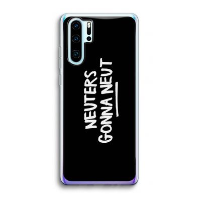 Neuters (zwart): Huawei P30 Pro Transparant Hoesje