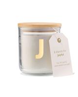 HEMA Kaars in glas Ø8x10cm letter J