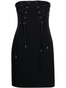 PINKO robe-bustier à design de laçage - Noir