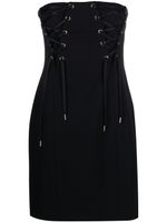 PINKO robe-bustier à design de laçage - Noir