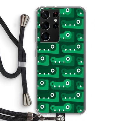 Crocs: Samsung Galaxy S21 Ultra Transparant Hoesje met koord