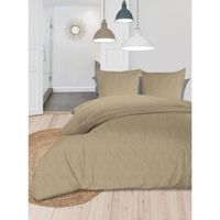 Soleil D'ocre Boheme Dekbedovertrek - Gewassen Microfiber - 240 X 260 Cm - Linnen - thumbnail