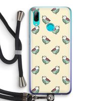 Vogeltjes: Huawei P Smart (2019) Transparant Hoesje met koord