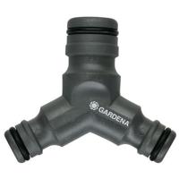 Gardena 3-wegstuk Tuinslang Koppeling - 19mm/13mm, Weerbestendig, Eenvoudige Zonder Gereedschap Installatie