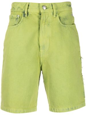GCDS short cargo à patch logo - Vert