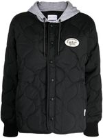 CHOCOOLATE veste matelassée à patch logo - Noir