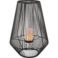 Stijlvolle LED Tafellamp op Zonne-energie met Dag/Nacht Sensor - IP44 Grijs