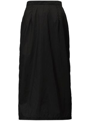 Maison Margiela jupe mi-longue à taille haute - Noir