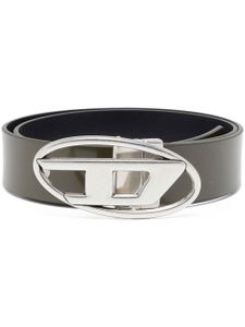 Diesel 1DR logo-buckle leather belt - Vert