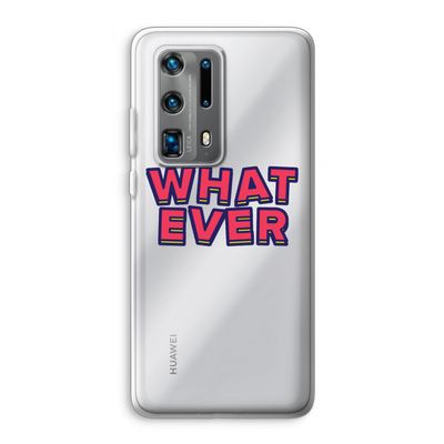 Whatever: Huawei P40 Pro Plus Transparant Hoesje