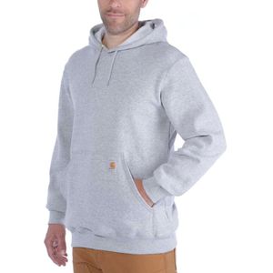 Carhartt Midweight Hooded Sweatshirt Heather Grey Heren Carhartt Midweight Hooded Sweatshirt Heather Grey Heren