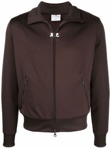 Courrèges veste zippée à col cheminée - Marron