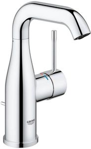 Grohe Essence New M-size wastafelkraan met waste Chroom