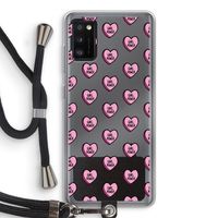 GIRL POWER: Samsung Galaxy A41 Transparant Hoesje met koord