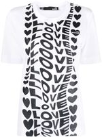 Love Moschino t-shirt à logo imprimé - Blanc - thumbnail