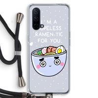 I'm A Hopeless Ramen-Tic For You: OnePlus Nord CE 5G Transparant Hoesje met koord