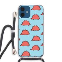 Dinosawrr: iPhone 12 Transparant Hoesje met koord