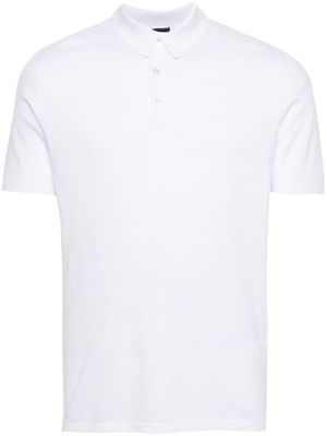 Fedeli polo en coton à manches courtes - Blanc