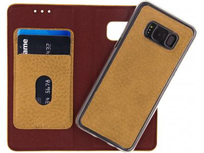 Mobilize Mobilize Detachable Wallet Book Case Samsung Galaxy S8 Terracotta with Copper Closing