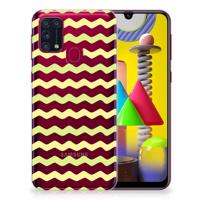 Samsung Galaxy M31 | TPU bumper | Waves Yellow