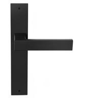 Formani Square LSQ4-P236SFC deurkruk ongeveerd op schild blind - mat zwart