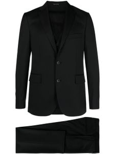 Tagliatore costume à veste à simple boutonnage - Noir