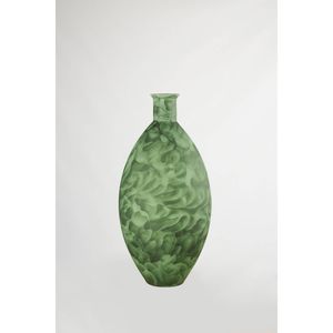 DKNC - Vaas Joey - Gerecycled glas - 29x29x59cm - Groen