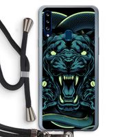 Cougar and Vipers: Samsung Galaxy A20s Transparant Hoesje met koord