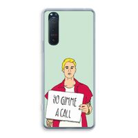 Gimme a call: Sony Xperia 5 II Transparant Hoesje