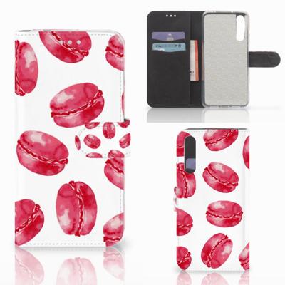 Huawei P20 Pro | Book Cover | Pink Macarons