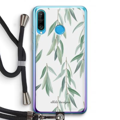Branch up your life: Huawei P30 Lite Transparant Hoesje met koord