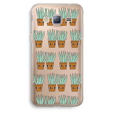 Sansevieria: Samsung Galaxy J3 (2016) Transparant Hoesje