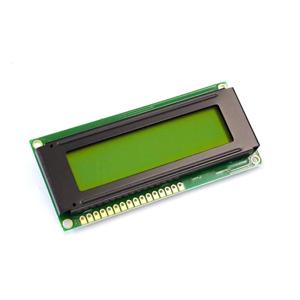 Display Elektronik LC-display Zwart Geel-groen (b x h x d) 80 x 36 x 10.5 mm DEM16220SYH-PY