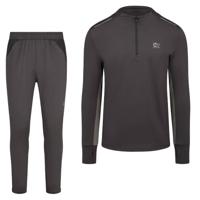 Cruyff Ametrine Trainingspak 1/4-Zip Donkergrijs