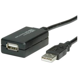 VALUE USB 2.0 Verleng kabel met actieve Repeater 12m