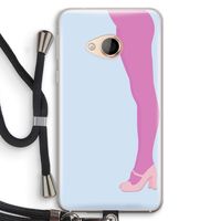 Pink panty: HTC U Play Transparant Hoesje met koord