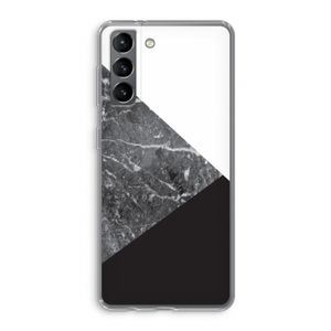 Combinatie marmer: Samsung Galaxy S21 Transparant Hoesje